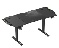 Ultradesk LEVEL V2 LED RGB (Czarne) (elektryczna regulacja) UDESK-LVALED-BB - 1133304 - zdjęcie 2